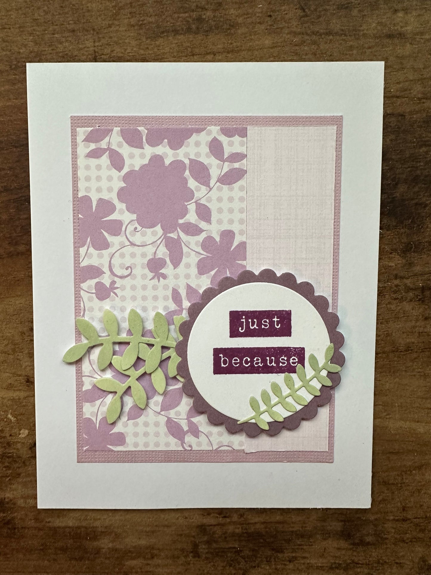 Assorted Greetings - Set of 5: Purple